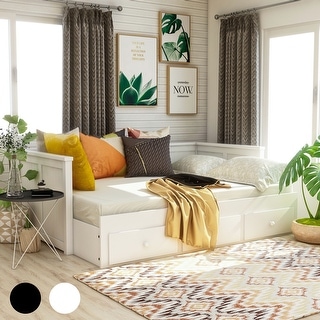 Furniture of America Daja Solid Wood Full Daybed