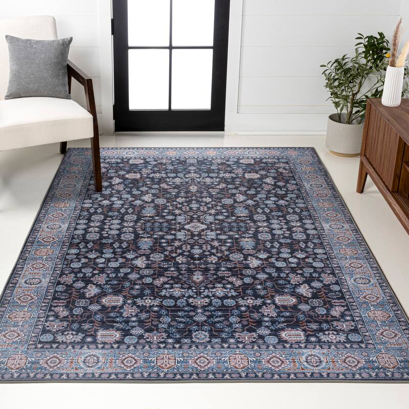 JONATHAN Y Cirali All-Over Persian Machine Washable Area Rug