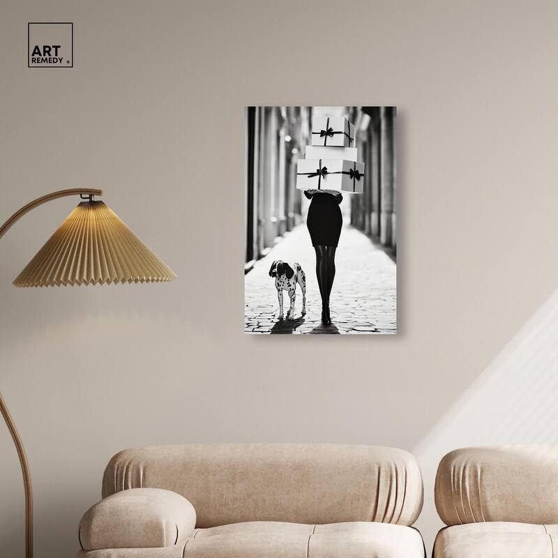 City Dalmatian II Canvas by Art Remedy, Gallery Wrapped