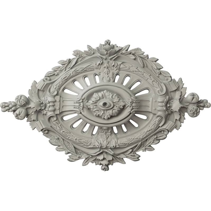 35 7/8"W x 22 1/2"H x 4 3/8"P Antonio Ceiling Medallion