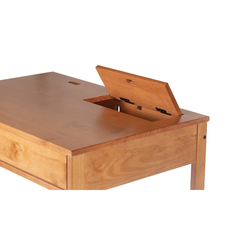 Copper Grove Rivne Modern Sturdy Home Office Wood Desk with Drawers and Compartments