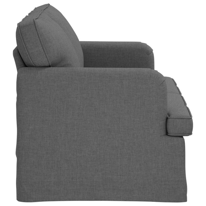 vidaXL Sofa Dark Grey in Fabric