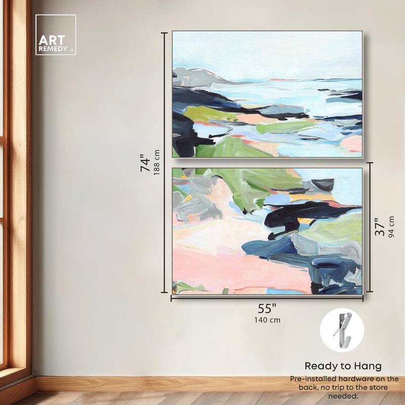 Between Seasons I Canvas Set of 2 by Art Remedy