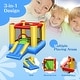 preview thumbnail 10 of 10, Kids Inflatable Bounce House with Slide - 6.5ft x 8.3ft x 5.2ft (L x W x H)