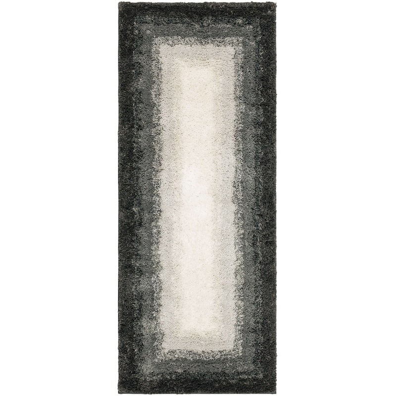 Mohawk Home Machine Washable Ombre Border Bath Rug