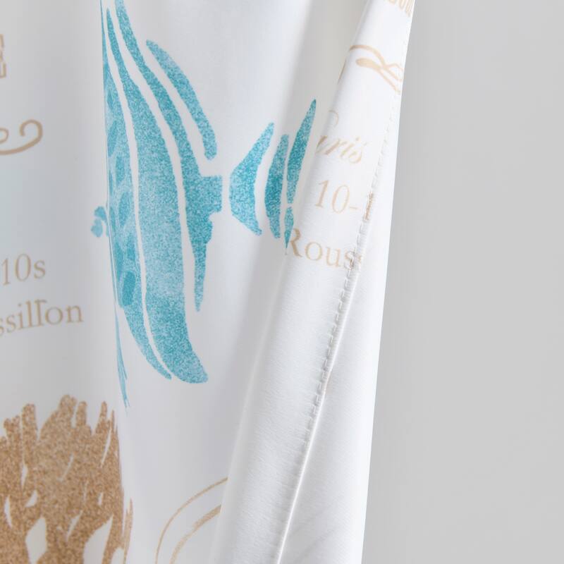 Lush Decor Harbor Life Light Filtering Valance Single