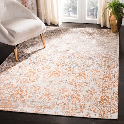 SAFAVIEH Hand-knotted Expression Tonja Vintage Abstract Viscose Rug