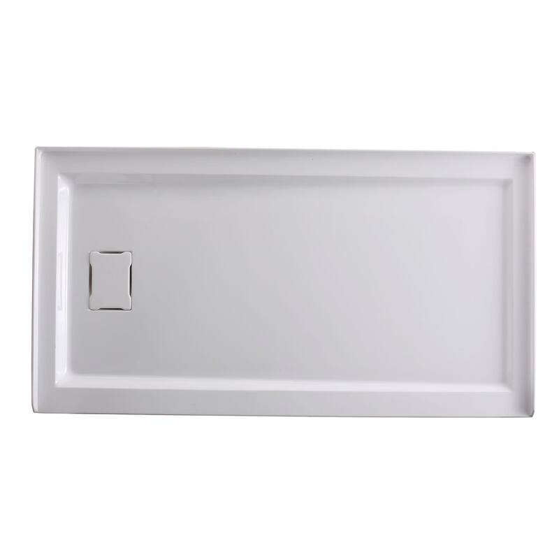 Kingston Brass Dominica 60" x 32" Rectangular Shower Base with Single