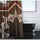 71 x 74-inch Rising Star Geometric Print Shower Curtain