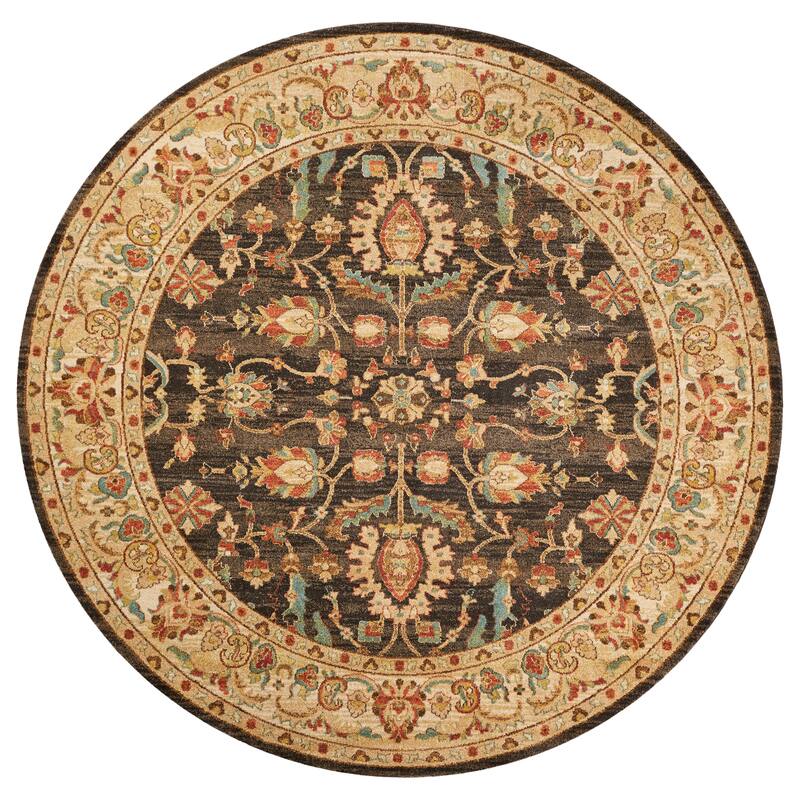 Kas Rugs Casablanca Rustic Traditions Area Rug - 9'10" Round