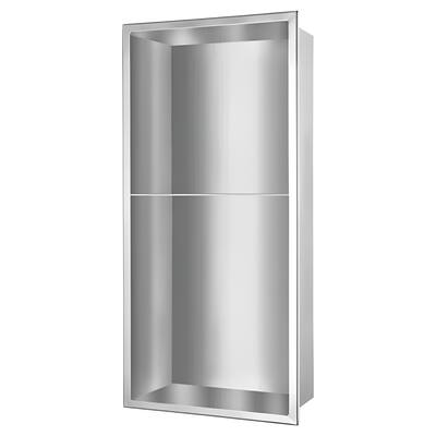 Stainless Steel Rectangular Recessed Shower Niche