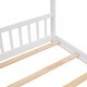 preview thumbnail 16 of 52, Wood Low House Bed with Headboard and Footboard, Montessori Platform Bed Frame for Boys Girls, No Box Spring Needed