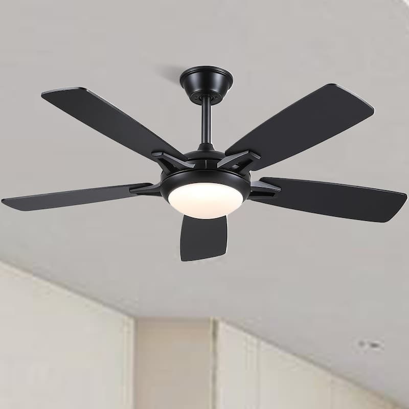 46" Indoor and Outdoor Ceiling Fan with Light Modern Ceiling Fan ,Remote and APP Conrol