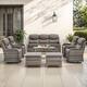 Option Grey Wicker / Grey Cusion