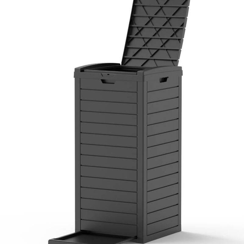 31 Gal. Outdoor Patio Trash Can Deck Box