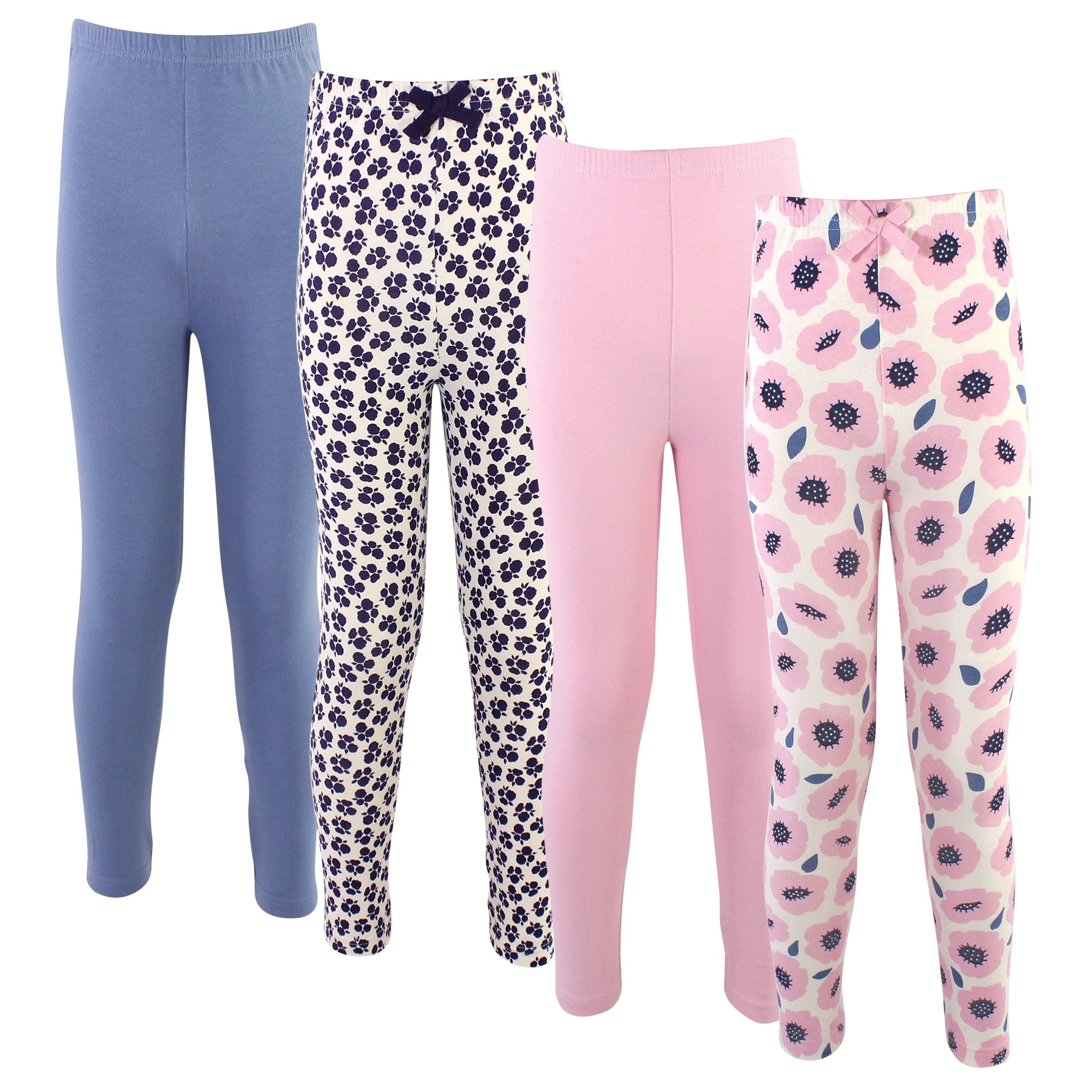 Touched by Nature Baby Organic Cotton Leggings 4pk, Blossom