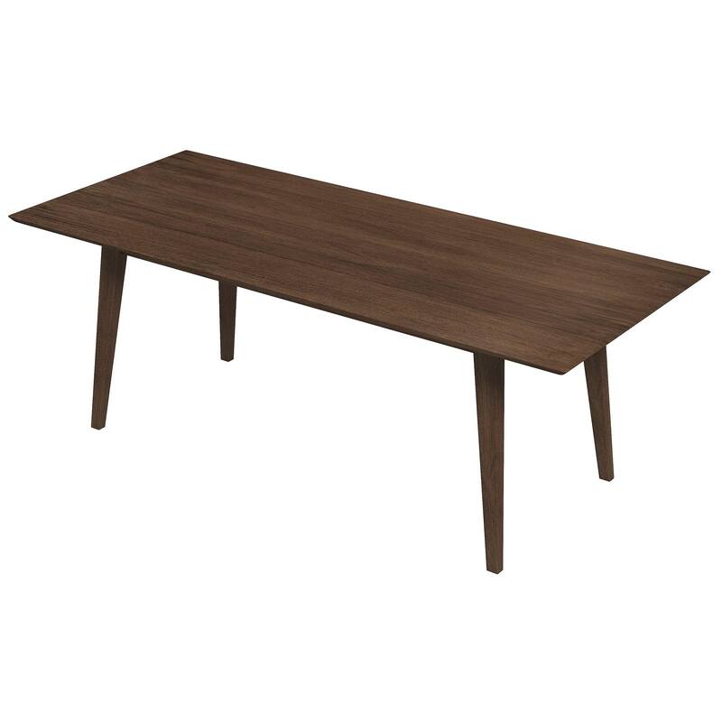 Modern Style Solid Wood Rectangular Dining Kitchen Table 86"