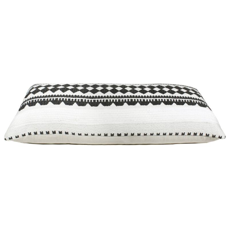 Sevita Modern Mosaic Geometric Stripe Throw Pillow