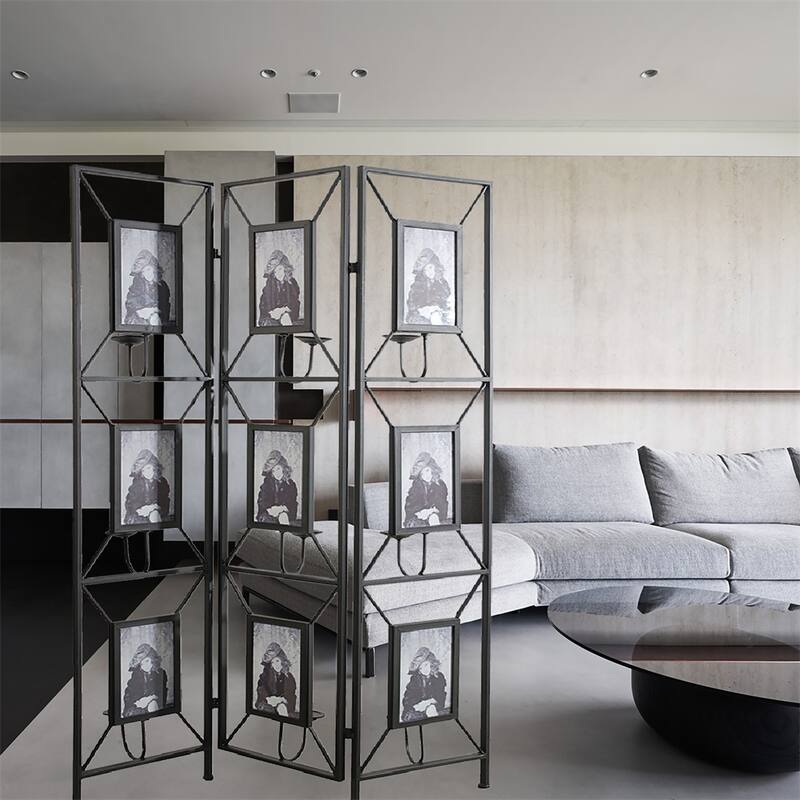 Room Photo Frames Screen Divider Screens, 3 Panel Decorative Screen