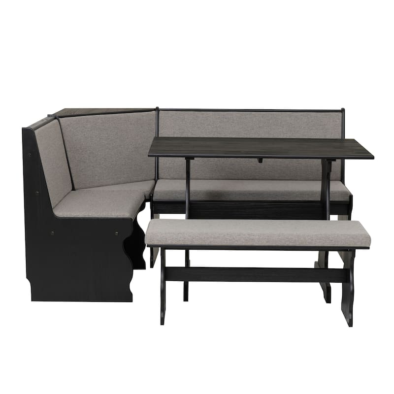 Hannah Breakfast Nook 3-piece Dining Set
