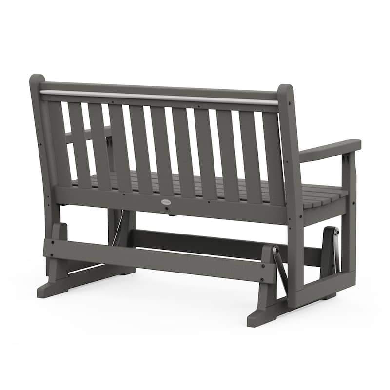 POLYWOOD Traditional 48-inch Outdoor Garden Glider Bench