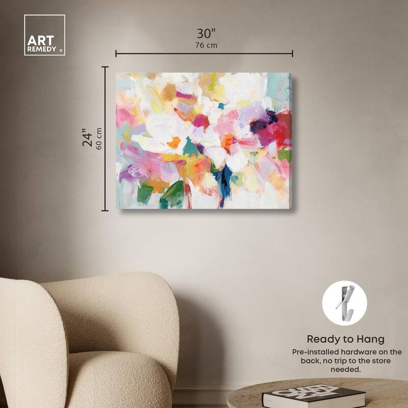 Bold Brushstroke II Canvas by Art Remedy, Gallery Wrapped