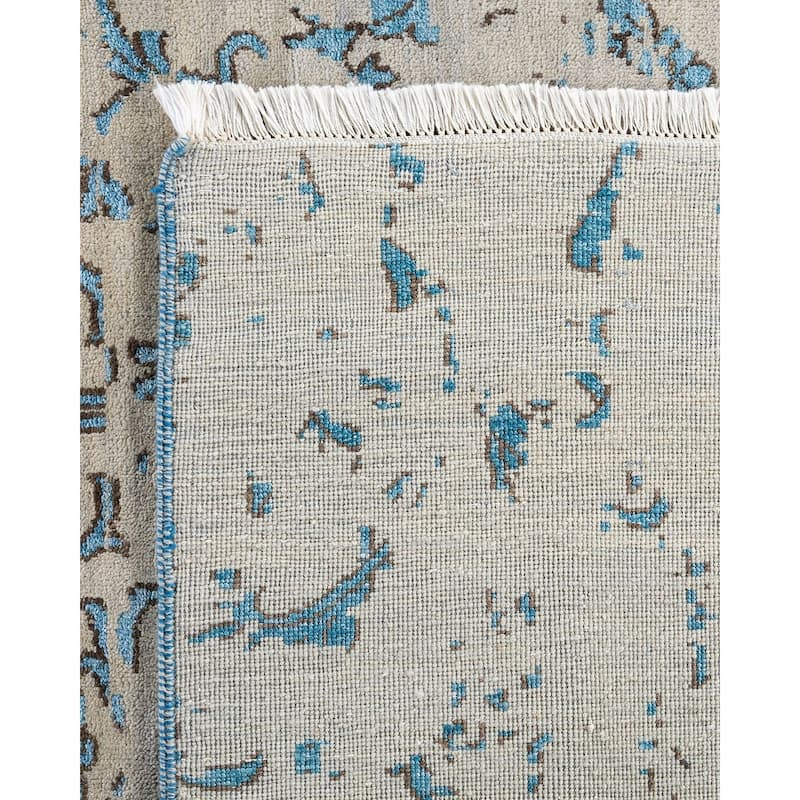 Ikat One-of-a-Kind Hand-Knotted Area Rug, Sand - 9' 0" x 11' 8"