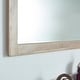 preview thumbnail 5 of 5, Cortes 72" Bathroom Vanity Barndoor Wall Mirror in Logs