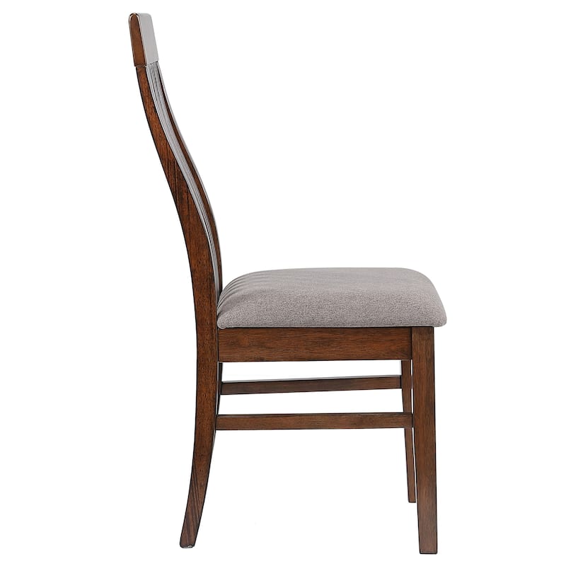 Briarwood Mango Oak and Brown Slat Back Dining Side Chair (Set of 2)