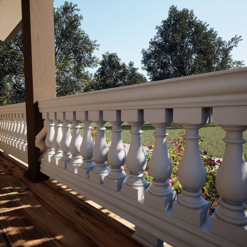 Fiberthane 700 Series Legacy Baluster, Factory Primed