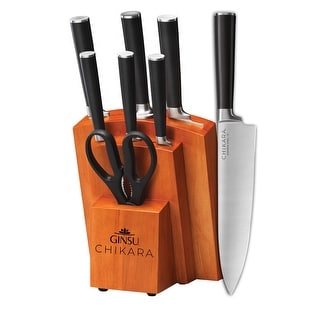 Ginsu Chikara Steel Knife Cutlery Set Hardwood
