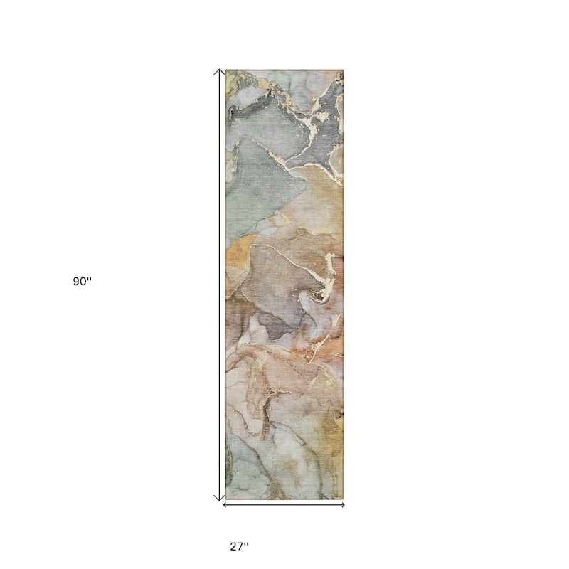 Galu Artistic Abstract Weather Resistant Modern Chic Outdoor Rug