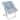 Folding Synthetic Fur Oversized Saucer Chair with Steel Frame - N/A