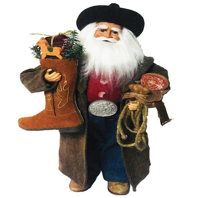 20 inch Cowboy with Leather Boot - brown