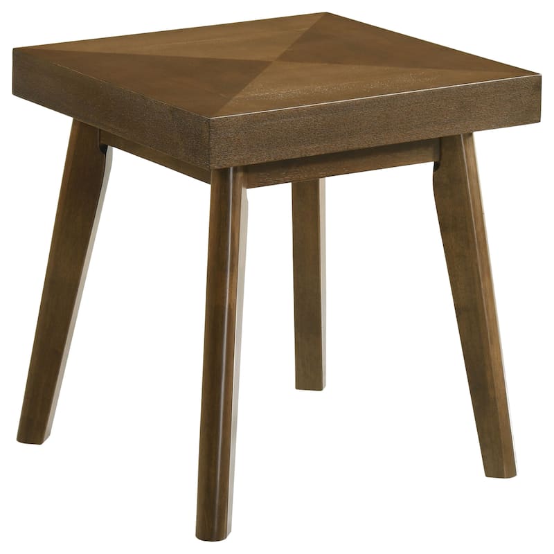 Westerly Square Wood Side End Table Walnut Brown - Veneer/MDF - Walnut