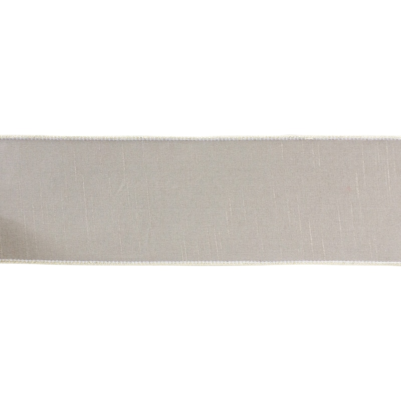 Beige Holiday Ribbon 4" x 10 yds.