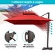 preview thumbnail 29 of 58, Pellebant 10 X 13 Feet Outdoor Cantilever Umbrella with Base