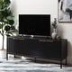 preview thumbnail 12 of 13, SAFAVIEH Lylia 4-Door Entertainment Media Stand (Fits up to 65" Flatscreen TV) - 60.8 in. x 17.7 in. x 24.6 in.