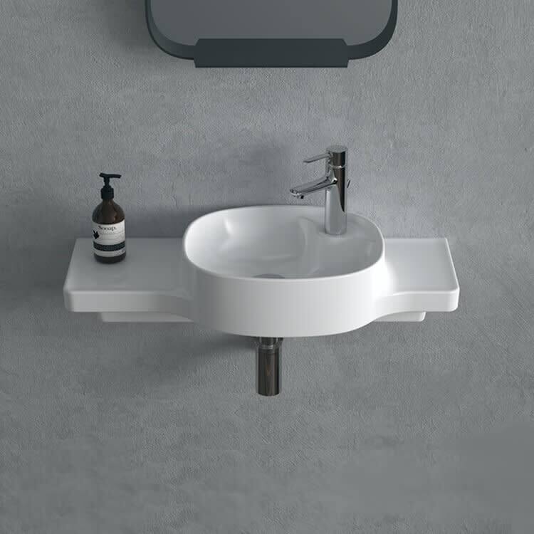 Nameeks CeraStyle 043800-U-One Hole Harmony 31-1/2" Rectangular - White