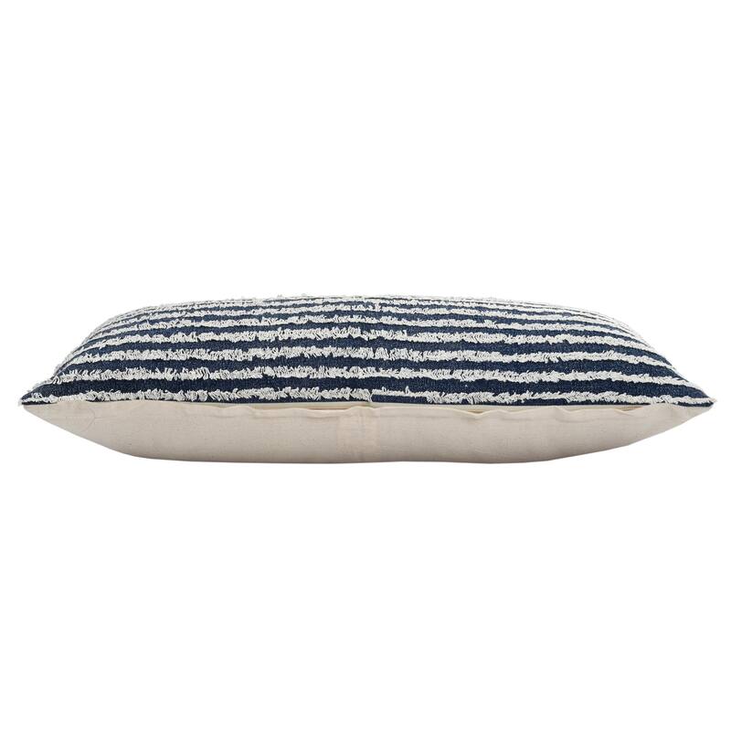 Sevita Ensign Blue Wispy Ways Throw Pillow
