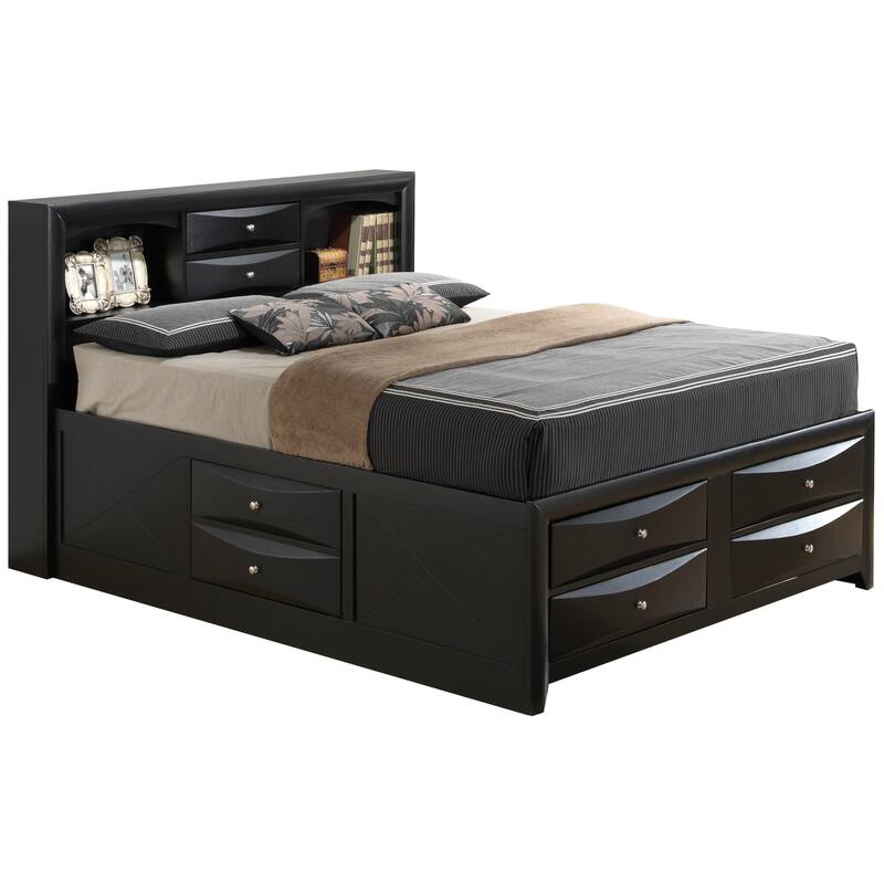 Glory Furniture Marilla Storage Bed - Black - King