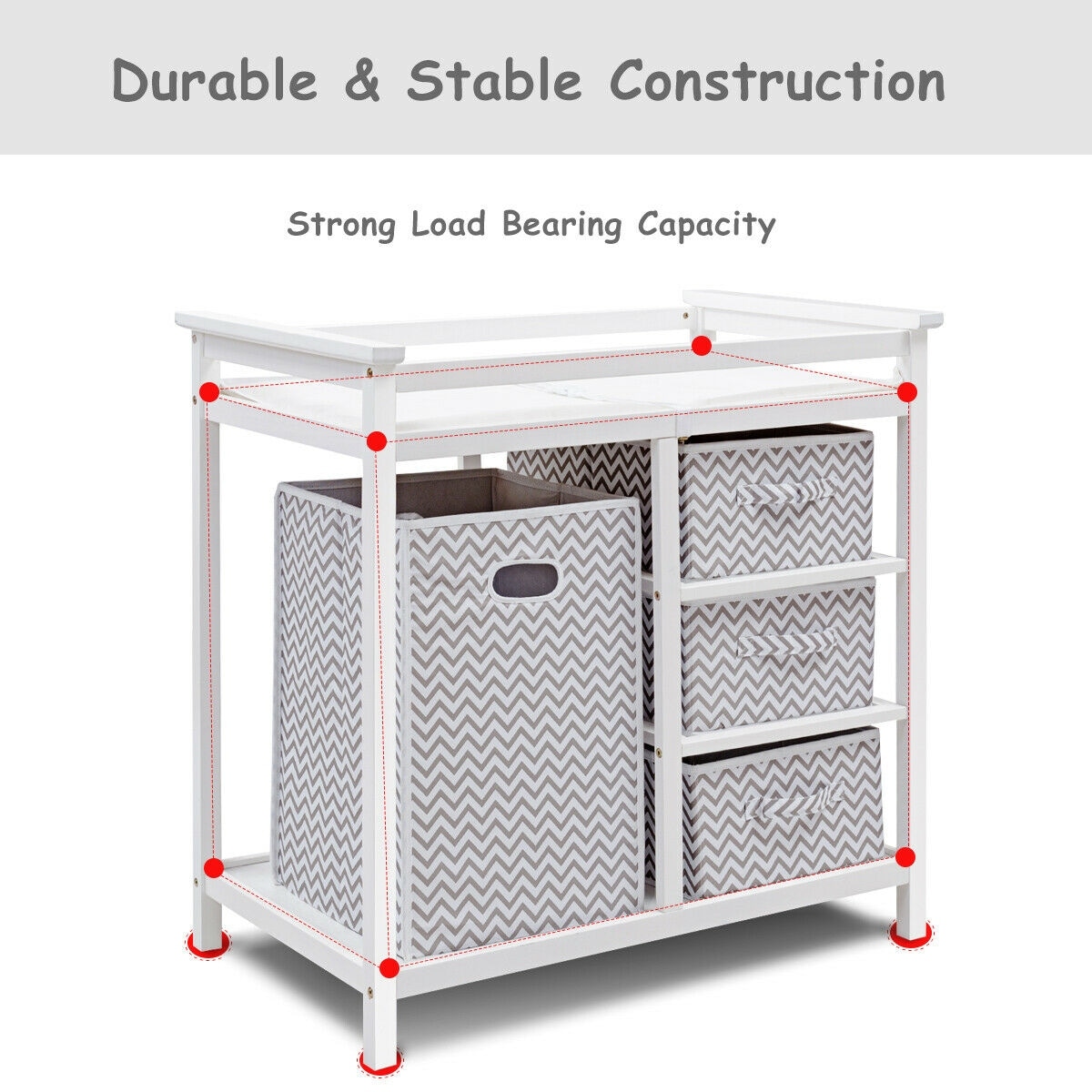 costway changing table