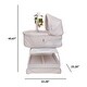 preview thumbnail 6 of 4, TruBliss Sweetli Calm Bassinet with Cry Recognition - Pink