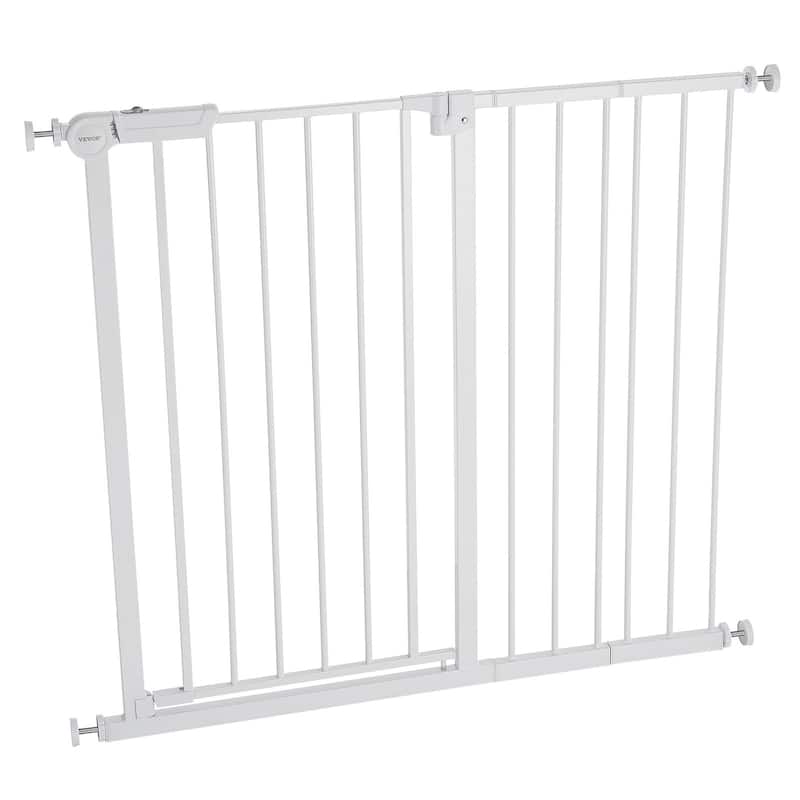Adjustable 36-Inch Baby Gate with Auto-Close and One-Handed Operation Secure for Babies or Pets - 26-40”W x 36”H