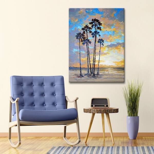 Shop Porch Den Sky Writing Coastal Canvas Wall Art Overstock 18016918