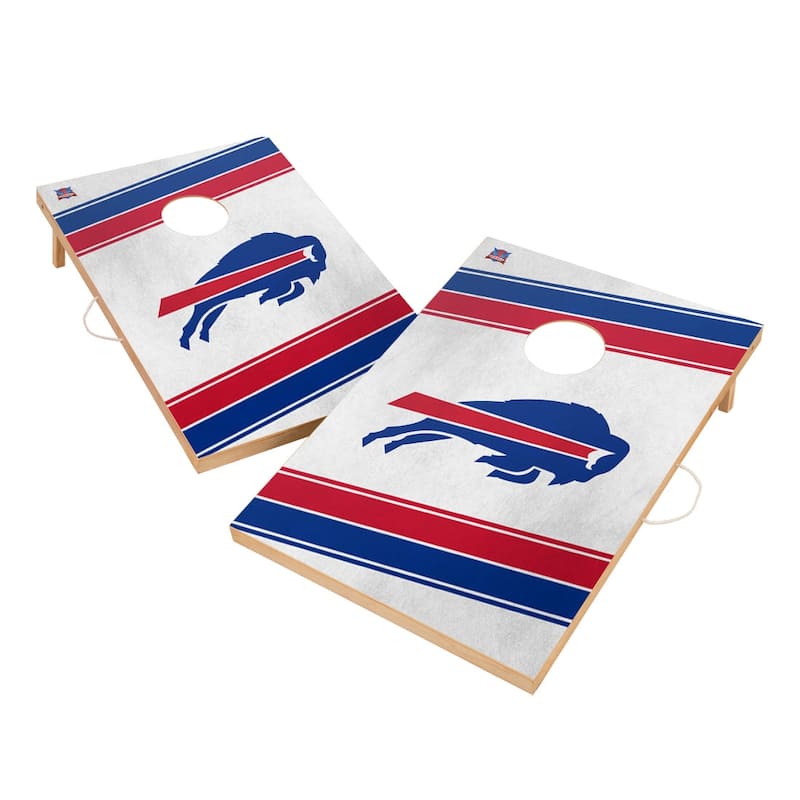 Buffalo Bills NFL 2x4 Tailgate Cornhole Boards - Include Team Bags + Carry Case