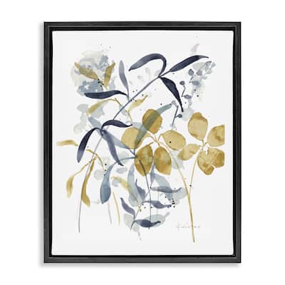 Stupell Impressions of Nature Sprigs Framed Floater Canvas Wall Art Design By Krinlox