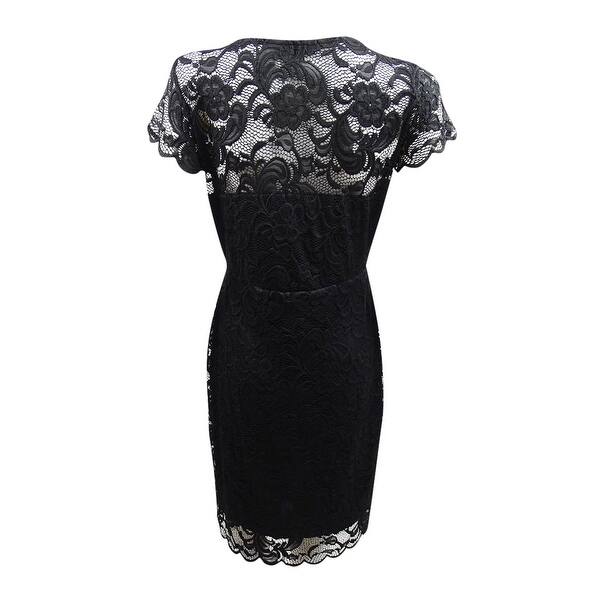white dress black lace overlay Prom Dress 2022 Black Lace Tulle Overlay Custom Size / Green
