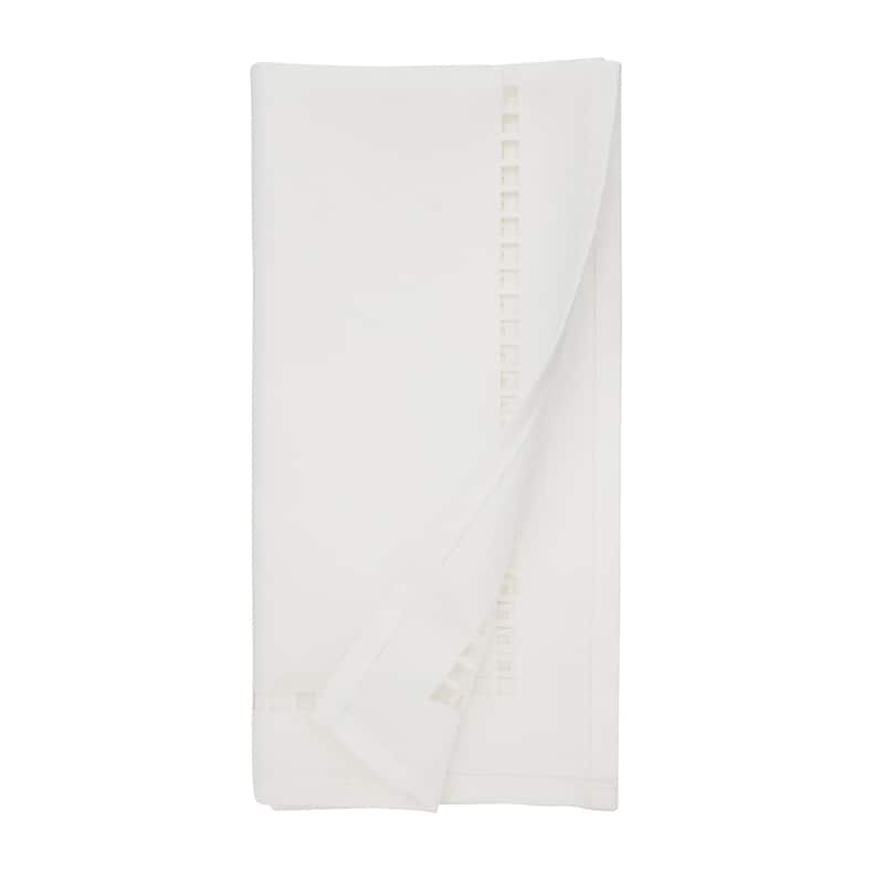 Laser-Cut Hemstitch Napkin (Set of 4)