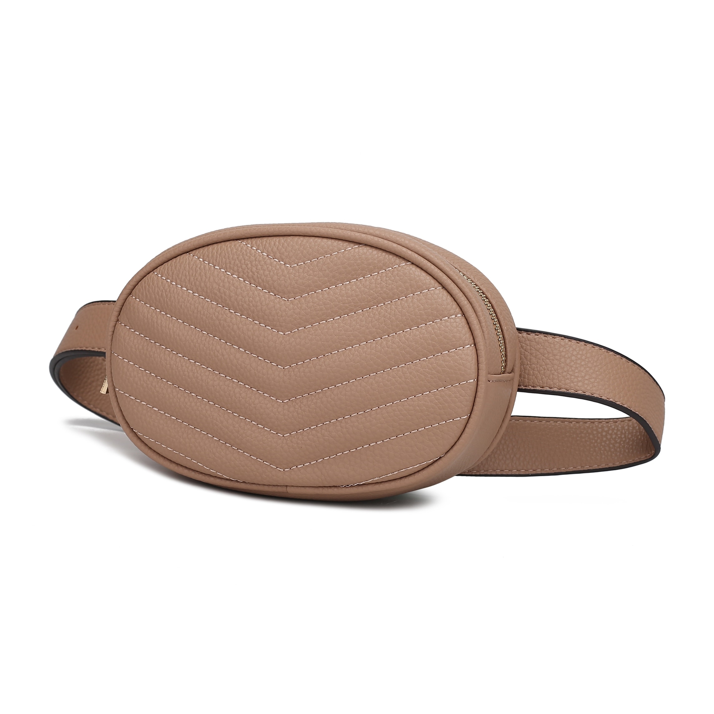chevron quilted fanny pack